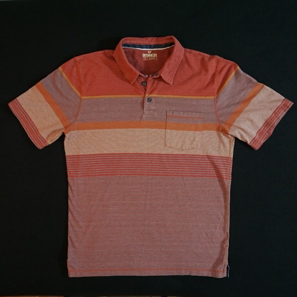 Outdoor Life Other - OUTDOOR LIFE Men's Striped Polo Shirt with Pocket